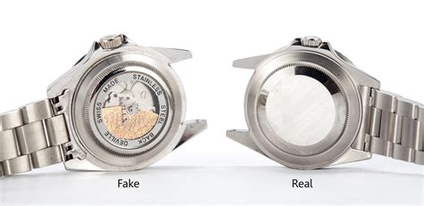 how to tell a real rolex oyster from a fake|rolex watch back side.